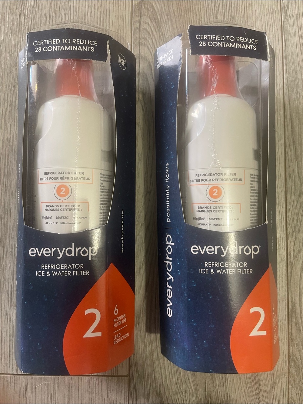 EveryDrop 2 Refrigerator Ice & Water Filter (Pack of 2)